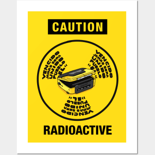 Caution Radioactive Music Posters and Art